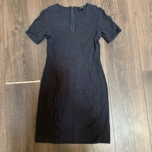 Theory Bodycon V-Neck Dress